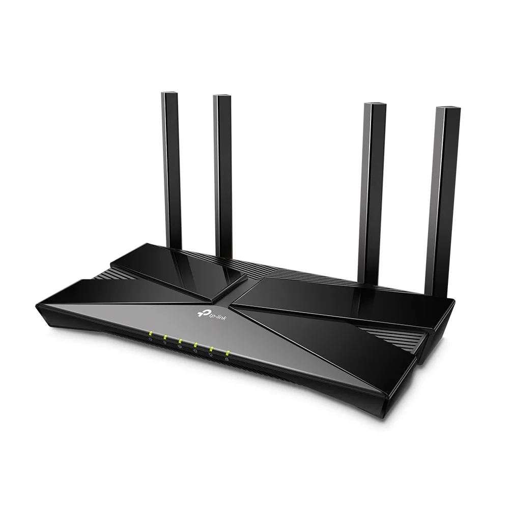 Tp-Link Ax3000 Dual-Band Wi-Fi 6 Router Black Speed: 574 Mbps At 2.4 Ghz   2402 Mb