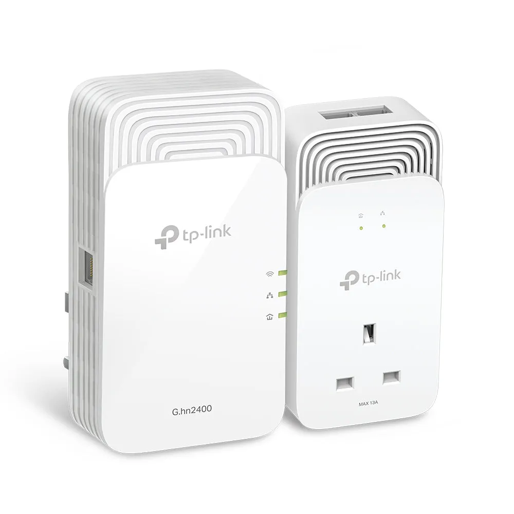 Tp-Link G.HN2400 Power Line AX1800 Wi-Fi 6, White